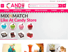 Tablet Screenshot of candymixnmatch.com